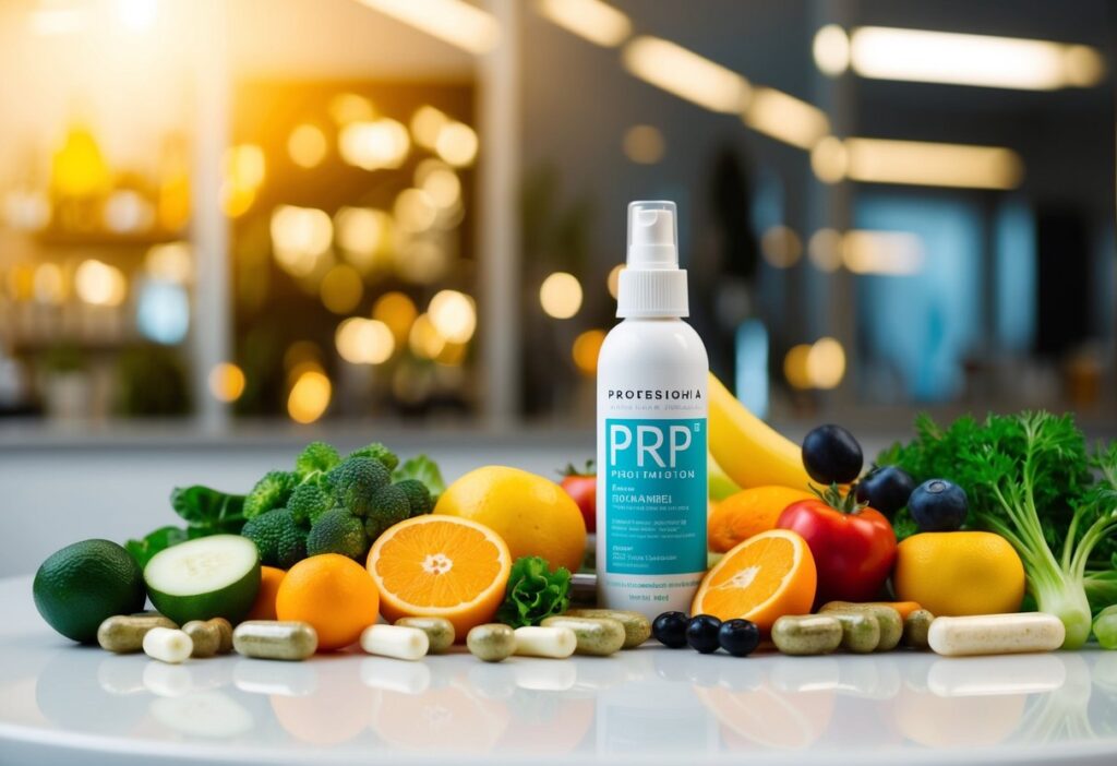 recommended supplements and diet for prp hair preparation